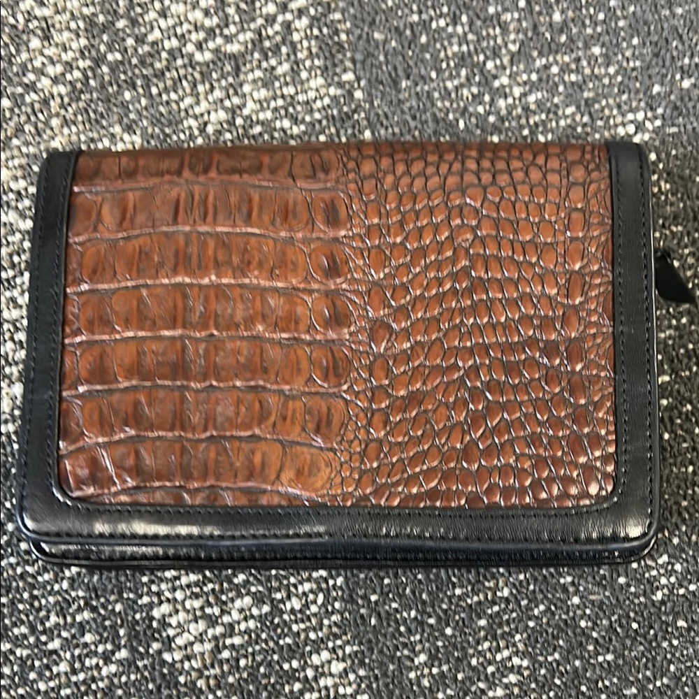 Brahmin Crocodile Embossed purse